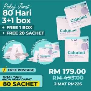 Calmind - Pakej Jimat - 3 Box FREE 1 Box