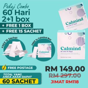 Calmind – Pakej Combo - 2 Box FREE 1 Box